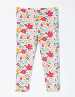 FatFace Two Pack Floral Blooms Crop Leggings Multi Colour New