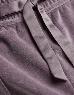 FatFace Verity Velvet Jogger Washed Purple Outlet