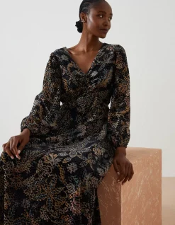 FatFace Victoria Floral Midi Dress Multi Clearance