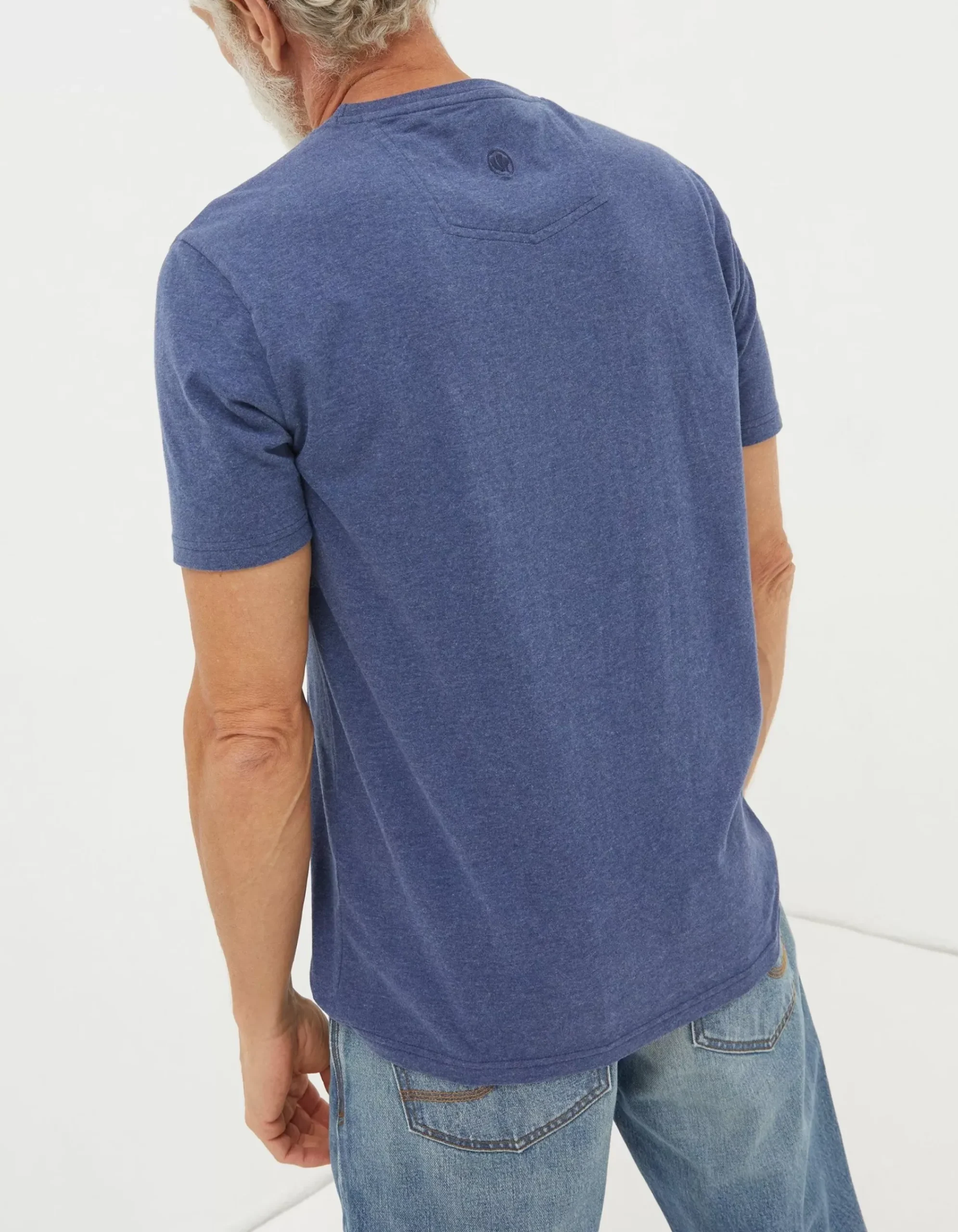 FatFace Vw Bottle Printed T-Shirt Navy Marl New
