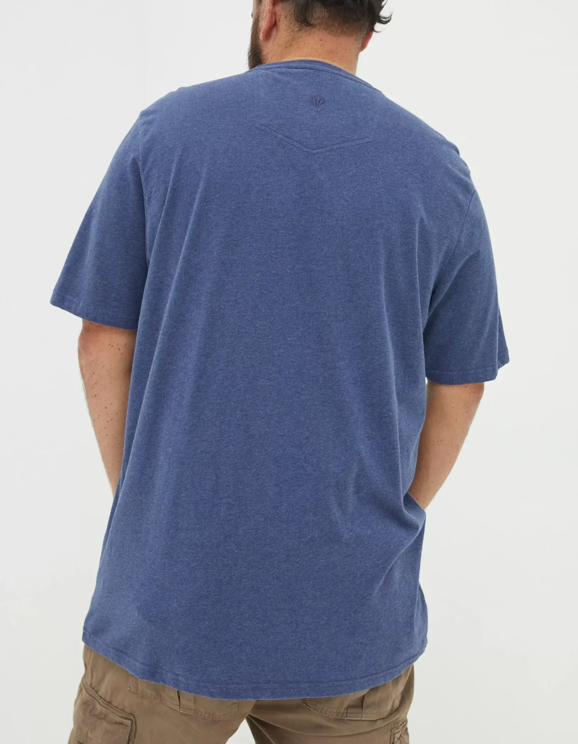 FatFace Vw Bottle Printed T-Shirt Navy Marl New