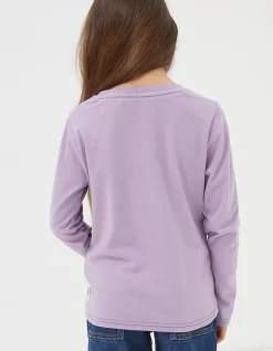 FatFace Vw Graphic Jersey T-Shirt Lilac