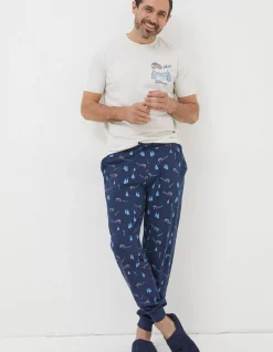 FatFace Vw Jogger Pyjama Set Navy Online