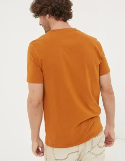 FatFace Vw Nature Photo T-Shirt Vintage Gold Clearance