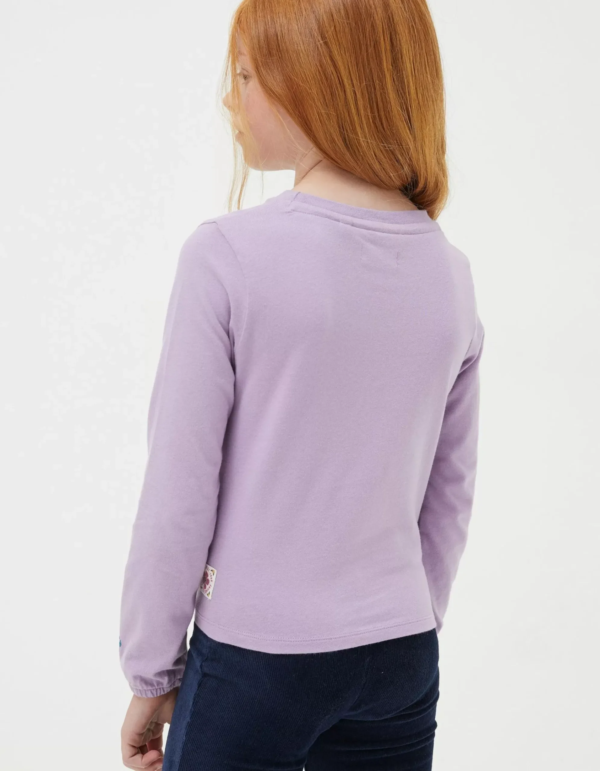 FatFace Waist Tie Long Sleeve T-Shirt Lilac Online