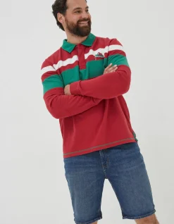 FatFace Wales Nation Rugby Shirt Red Best