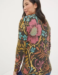 FatFace Wildscapes Print Jumper Multi New