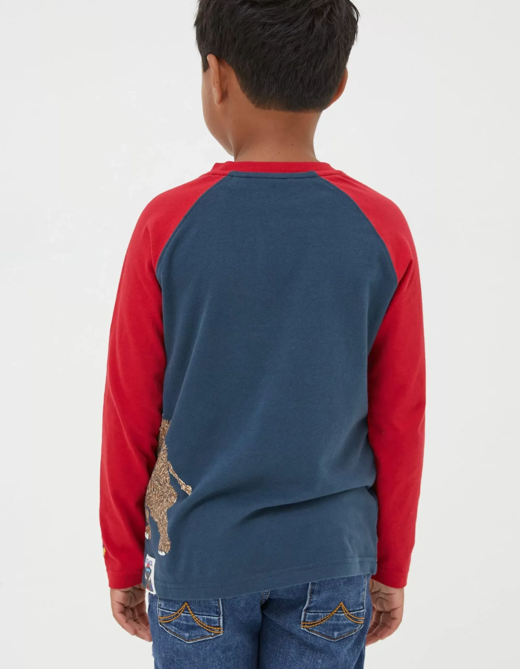 FatFace Wilfred Woolly Mammoth Graphic Tee Navy Hot