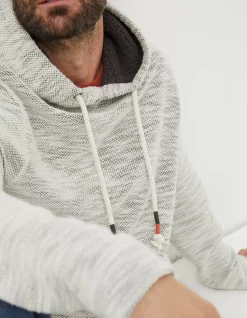 FatFace Woolacombe Fleece Hoodie Off White Best