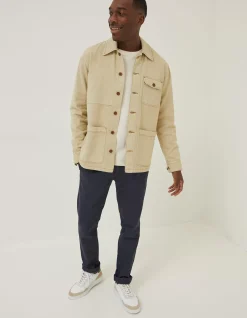 FatFace Worker Jacket Light Stone Best