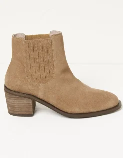 FatFace Zara Block Heel Chelsea Boot Tan Online
