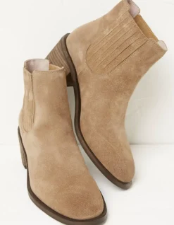 FatFace Zara Block Heel Chelsea Boot Tan Online