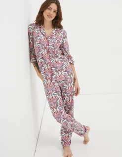 FatFace Zebra Nightshirt Ivory Hot